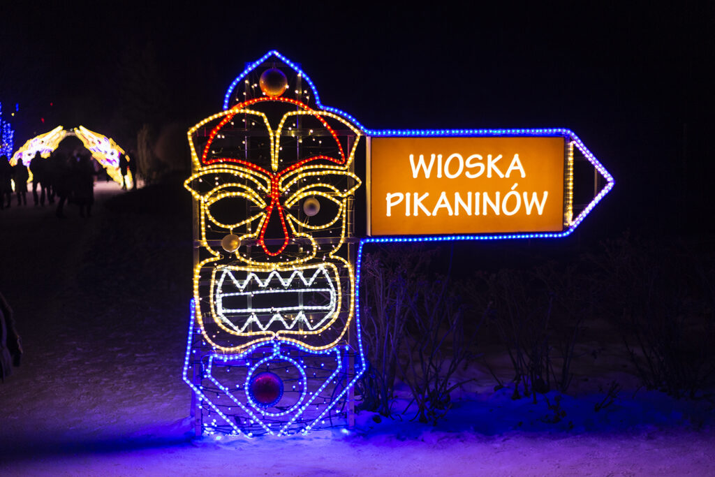 Bajkowy Ogród Świateł Piotruś Pan w Warszawie - fotorelacja. Foto Justyna Grochowska
