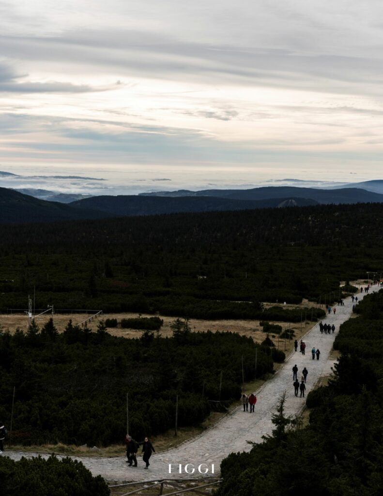 Fotografie krajobrazowe z widokiem ze Szrenicy