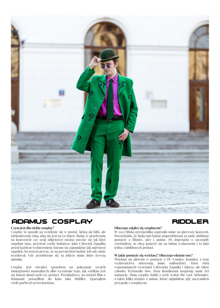 Fotograficzny projekt o warszawskiej społeczności cosplayerów
